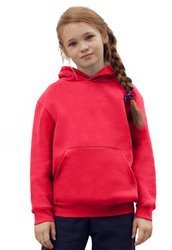 Bluza Kangurka DZIECIĘCA Fruit of The Loom HOODED SWEAT PREMIUM czerwona