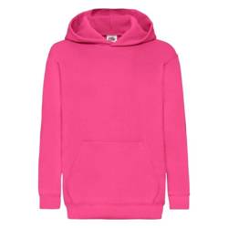 Bluza Kangurka DZIECIĘCA Fruit of The Loom LIGHTWEIGHT HOODED Sweat  Jacket fuksja