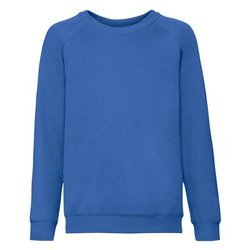 Bluza Klasyczna DZIECIĘCA Fruit of The Loom CLASSIC RAGLAN Sweat niebieska