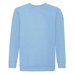 Bluza Klasyczna DZIECIĘCA Fruit of The Loom CLASSIC SET-IN SWEAT błękitna