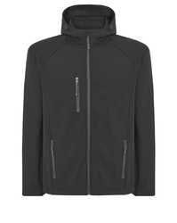 Kurtka Softshell MĘSKA JHK SOFT HOOD czarna