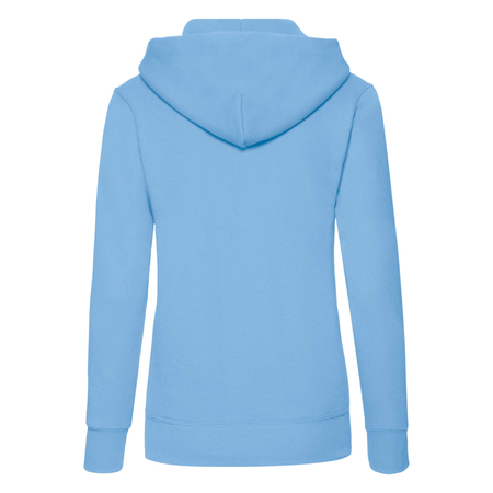 Bluza Kangurka DAMSKA Fruit of The Loom CLASSIC RAGLAN Sweat błękitna 