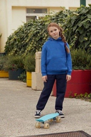 Bluza Kangurka DZIECIĘCA Fruit of The Loom HOODED SWEAT PREMIUM błękitna 