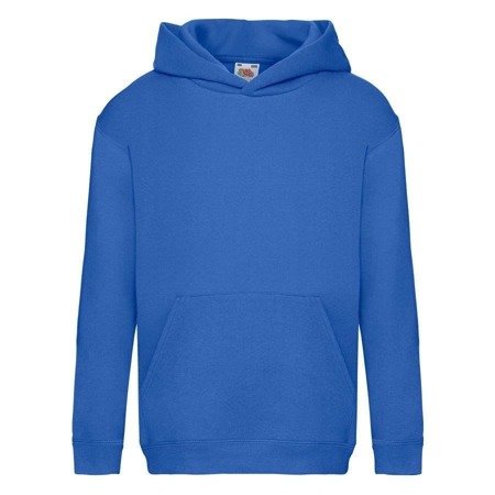 Bluza Kangurka DZIECIĘCA Fruit of The Loom HOODED SWEAT PREMIUM niebieska