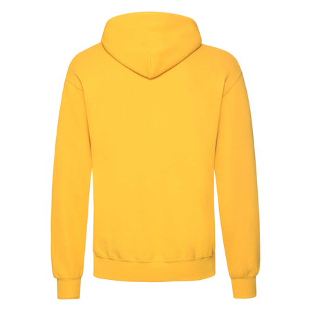 Bluza Kangurka MĘSKA Fruit of The Loom CLASSIC HOODED Sweat ciemny żółty