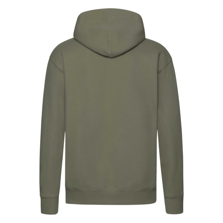 Bluza Kangurka MĘSKA Fruit of The Loom PREMIUM HOODED Sweat oliwkowa