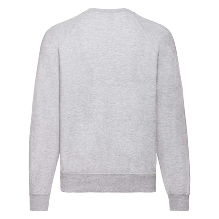 Bluza Klasyczna MĘSKA Fruit of The Loom CLASSIC RAGLAN Sweat szary melanż 