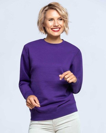 Bluza UNISEX JHK SWRA 290 SWEATSHIRT burgundowa