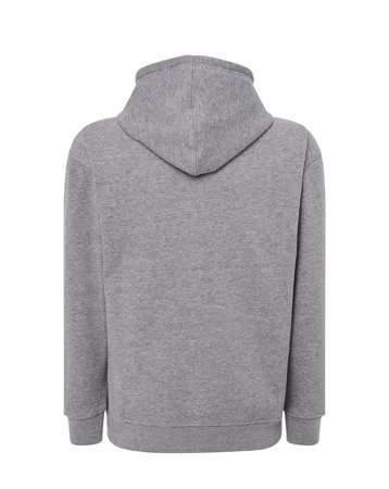 Bluza z kapturem i suwakiem  MĘSKA JHK SWUA HOOD SWEATSHIRT szary melanż