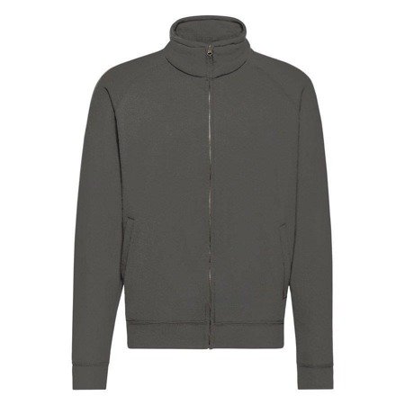 Bluza z suwakiem MĘSKA Fruit of The Loom CLASSIC SWEAT JACKET jasna grafitowa 