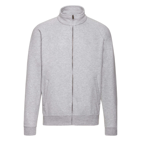 Bluza z suwakiem MĘSKA Fruit of The Loom CLASSIC SWEAT JACKET szary melanż 