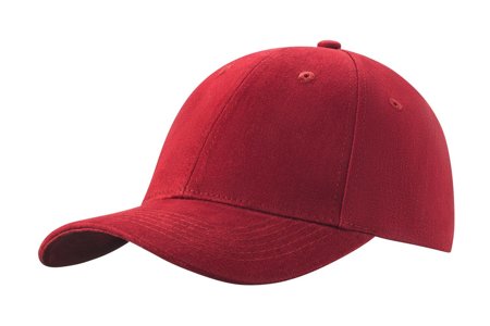 Czapka z daszkiem UNISEX CZA 6P METALOWA KLAMRA burgundowa