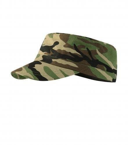 Czapka z daszkiem UNISEX Malfini CAMO LATINO moro brązowa