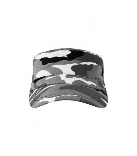 Czapka z daszkiem UNISEX Malfini CAMO LATINO moro szara