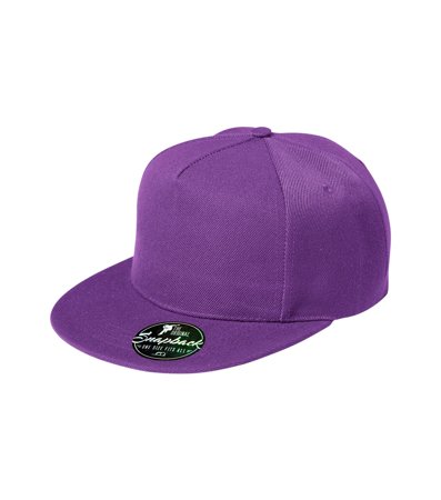 Czapka z daszkiem UNISEX Malfini RAP 5P fioletowa