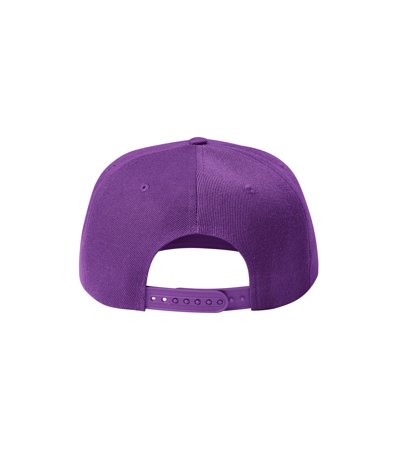 Czapka z daszkiem UNISEX Malfini RAP 5P fioletowa