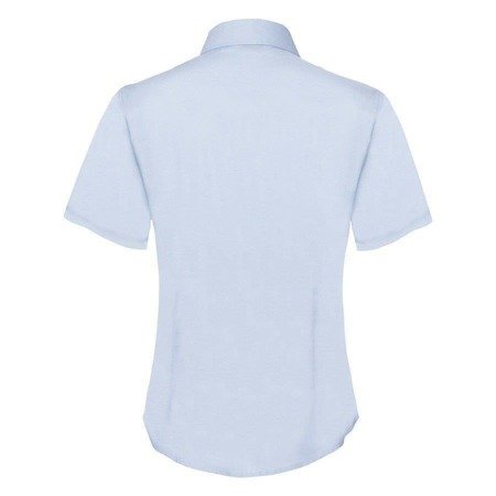 Koszula DAMSKA Fruit of The Loom LADIES SHORT SLEEVE OXFORD SHIRT błękitna 