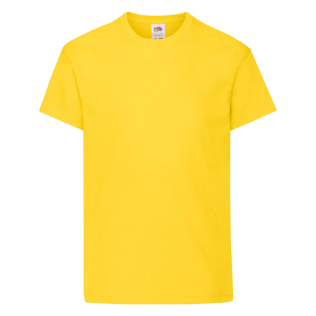 Koszulka DZIECIĘCA Fruit of The Loom ORIGINAL żółta