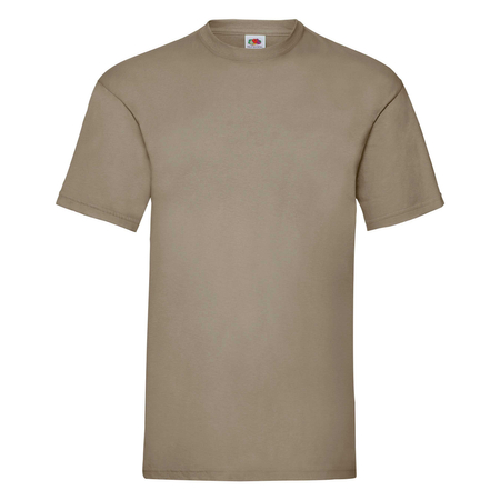 Koszulka MĘSKA Fruit of The Loom VALUEWEIGHT T khaki