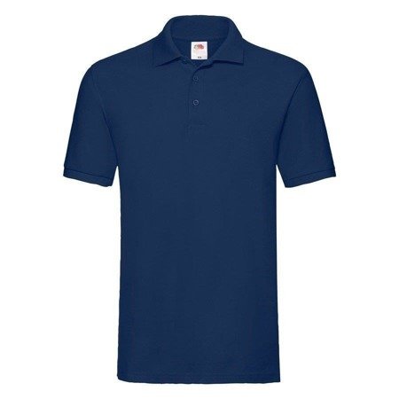 Koszulka Polo MĘSKA Fruit of The Loom PREMIUM POLO granatowa 