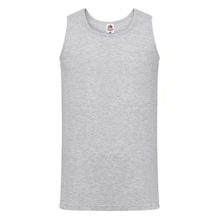 Koszulka Tank Top MĘSKA Fruit of The Loom VALUEWEIGHT ATHLETIC VEST szary melanż 