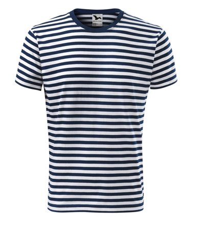 Koszulka UNISEX Malfini SAILOR biało-granatowa