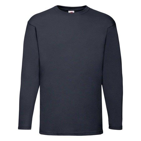 Koszulka dł. rękaw MĘSKA Fruit of The Loom VALUEWEIGHT LONG SLEEVE T ciemny granat  