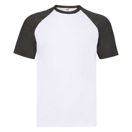 MĘSKA koszulka FRUIT BASEBALL biały/czarny