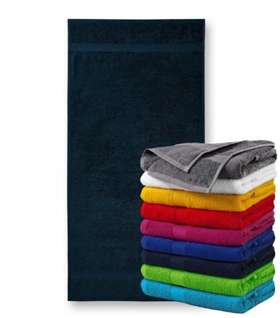 Ręcznik UNISEX Malfini TERRY BATH TOWEL granatowy