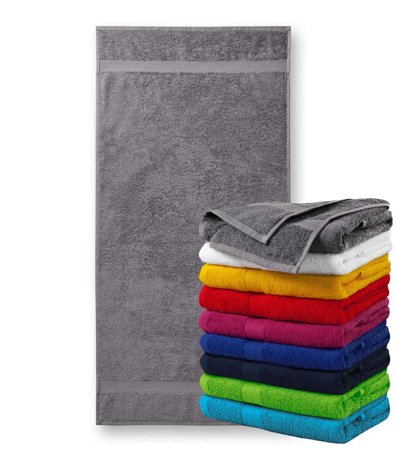 Ręcznik UNISEX Malfini TERRY BATH TOWEL siwoszary