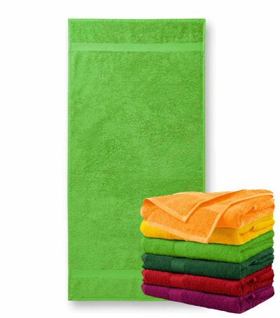 Ręcznik UNISEX Malfini TERRY BATH TOWEL zielone jabłko