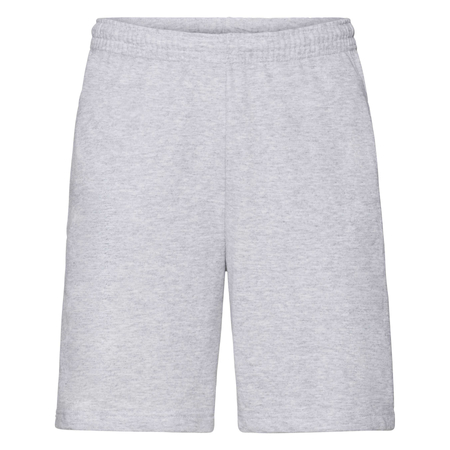 Spodenki dresowe MĘSKIE Fruit of The Loom LIGHTWEIGHT SHORTS szary melanż 