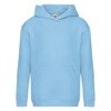 Bluza Kangurka DZIECIĘCA Fruit of The Loom HOODED SWEAT PREMIUM błękitna 