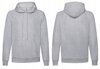 Bluza Kangurka MĘSKA Fruit of The Loom LIGHTWEIGHT HOODED Sweat  szary melanż 