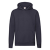 Bluza Kangurka MĘSKA Fruit of The Loom PREMIUM HOODED Sweat ciemny granat  