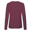 Bluza Klasyczna DAMSKA Fruit of The Loom LIGHTWEIGHT RAGLAN Sweat burgundowa