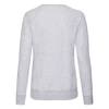 Bluza Klasyczna DAMSKA Fruit of The Loom LIGHTWEIGHT RAGLAN Sweat szary melanż 