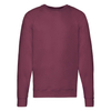 Bluza Klasyczna MĘSKA Fruit of The Loom LIGHTWEIGHT RAGLAN Sweat burgundowa