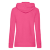 Bluza z kapturem i suwakiem  DAMSKA Fruit of The Loom LIGHTWEIGHT HOODED Sweat  Jacket fuksja