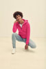 Bluza z kapturem i suwakiem  DAMSKA Fruit of The Loom PREMIUM HOODED Sweat Jacket azurowy