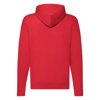 Bluza z kapturem i suwakiem  MĘSKA Fruit of The Loom CLASSIC HOODED Sweat Jacket czerwona 