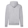 Bluza z kapturem i suwakiem  MĘSKA Fruit of The Loom CLASSIC HOODED Sweat Jacket jasnoszara melanż