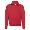 Bluza z krótkim suwakiem MĘSKA Fruit of The Loom CLASSIC ZIP NECK SWEAT czerwona 