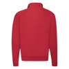 Bluza z krótkim suwakiem MĘSKA Fruit of The Loom CLASSIC ZIP NECK SWEAT czerwona 