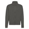 Bluza z suwakiem MĘSKA Fruit of The Loom CLASSIC SWEAT JACKET jasna grafitowa 