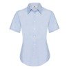 Koszula DAMSKA Fruit of The Loom LADIES SHORT SLEEVE OXFORD SHIRT błękitna 