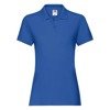 Koszulka Polo DAMSKA Fruit of The Loom LADIES PREMIUM POLO niebieska