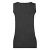 Koszulka Tank Top DAMSKA Fruit of The Loom VALUEWEIGHT VEST czarna 