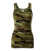 Koszulka Tank Top DAMSKA Malfini TRIUMPH CAMO moro zielona 